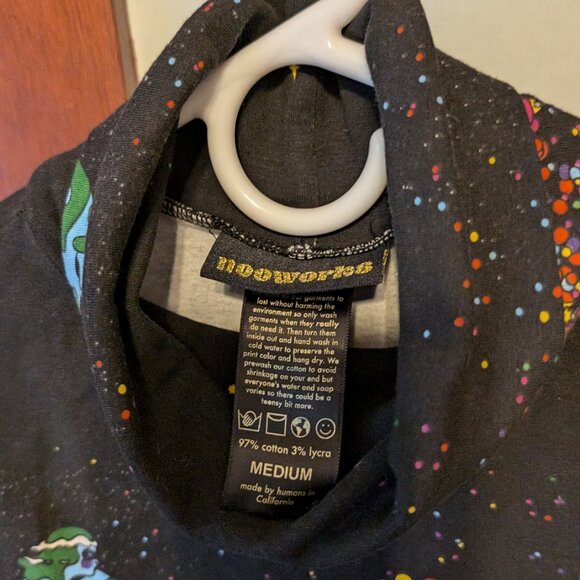 NOOWORKS Turtleneck - Cosmic Ladies - MED - barely worn - Picture 4 of 5